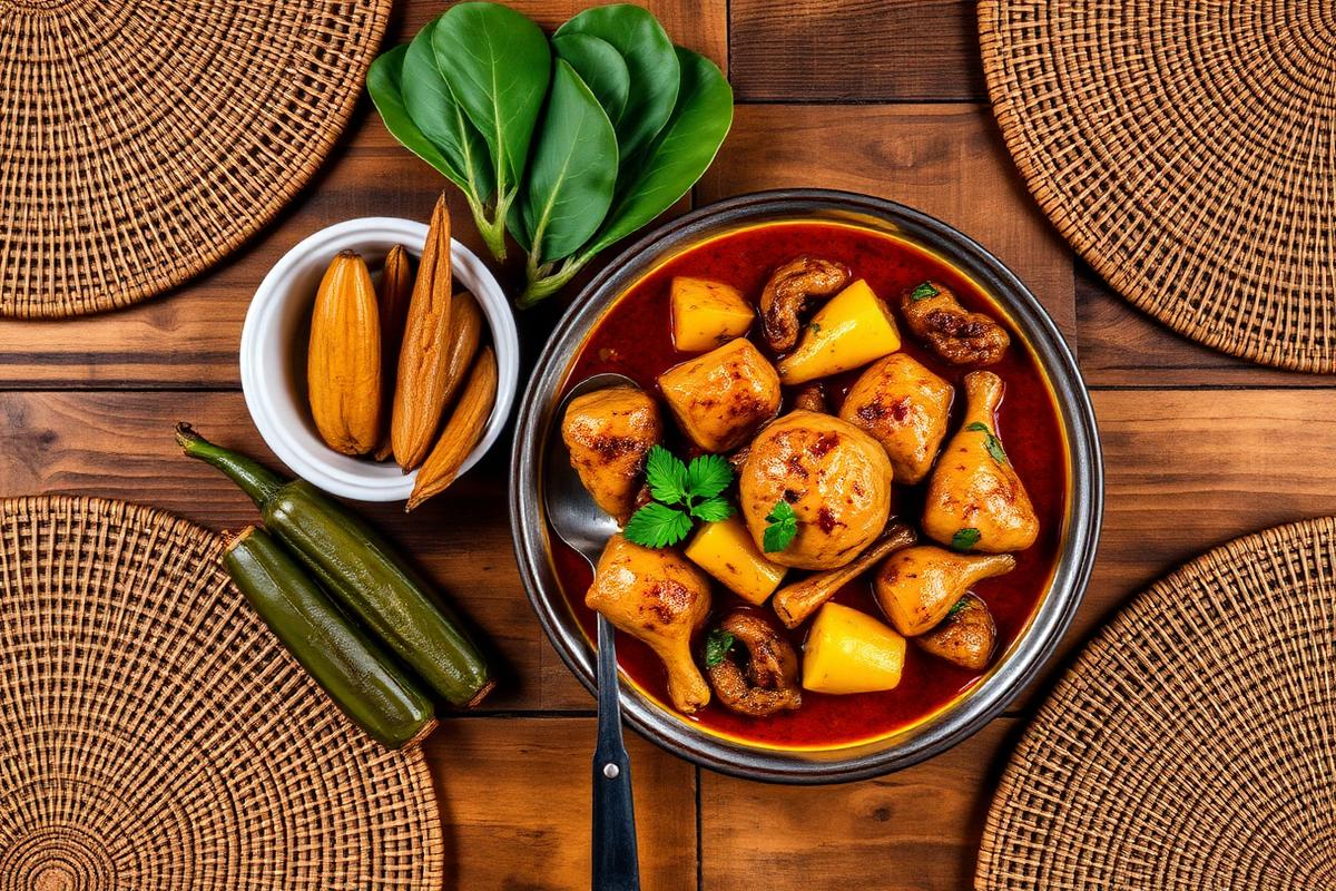 Poulet nyembwe, plat traditionnel gabonais